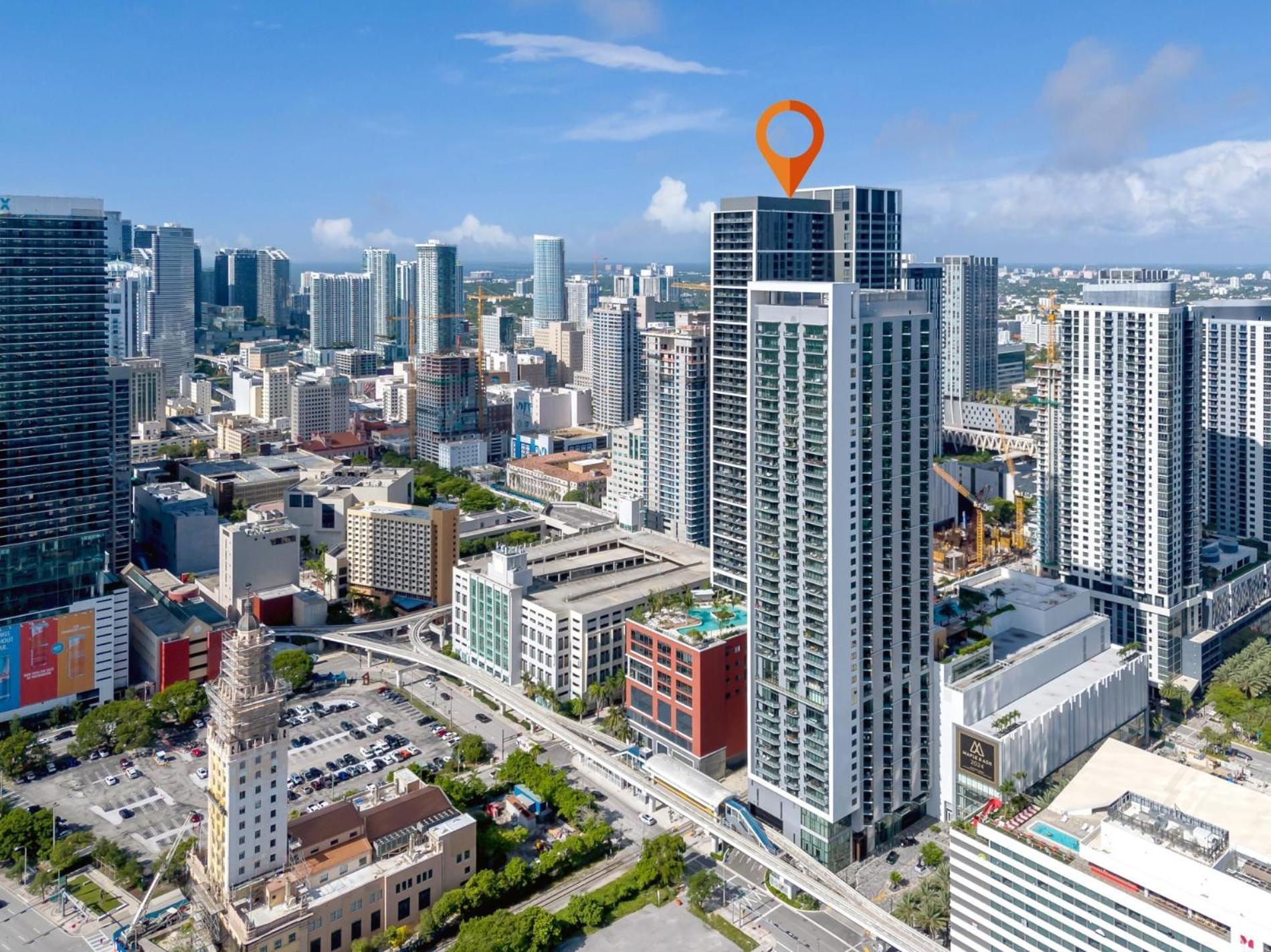 Modern 1Br Apartment With Breathtaking Views Heart Of Downtown ميامي المظهر الخارجي الصورة