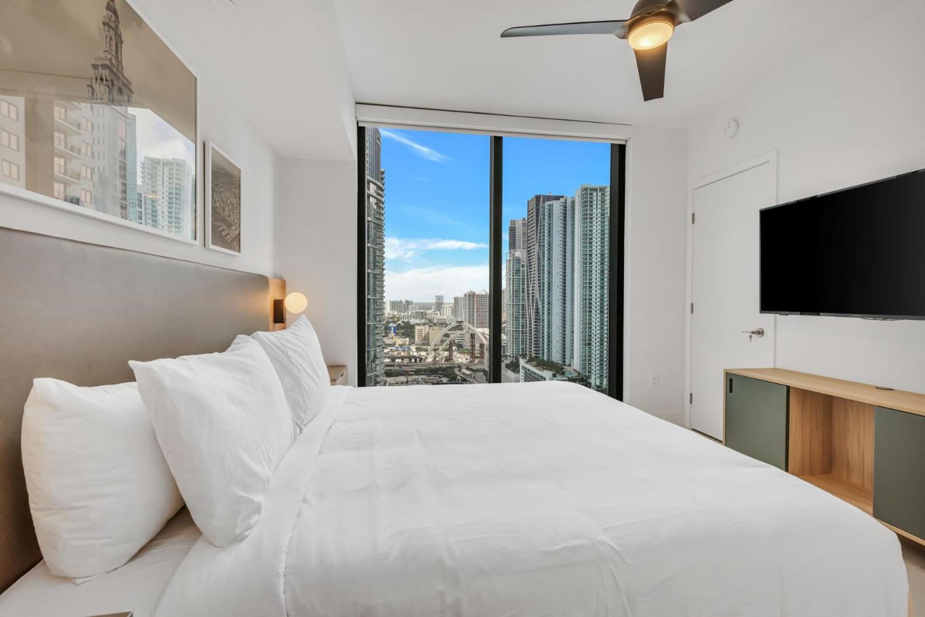 Modern 1Br Apartment With Breathtaking Views Heart Of Downtown ميامي المظهر الخارجي الصورة